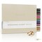 Gallery Leather Guest Book Wedding, Party, Special Events, add Polaroid Photos, 192 Lined Pages, Bonded Leather, Hardcover 7" x 9"